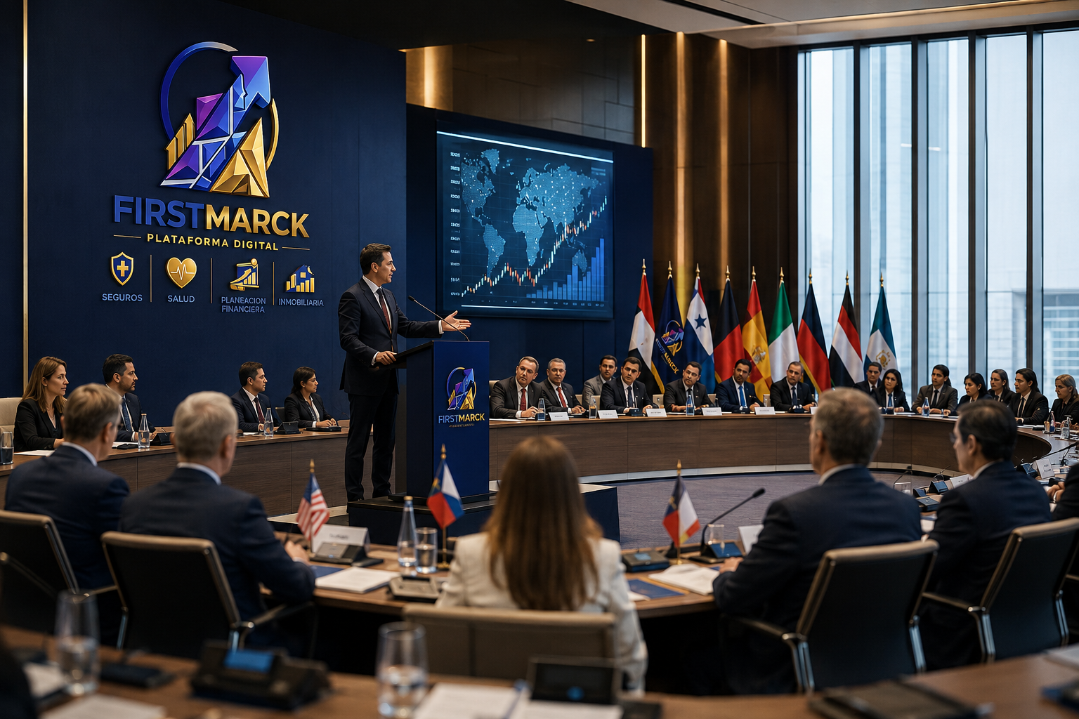 Sede y alcance global FirstMarck
